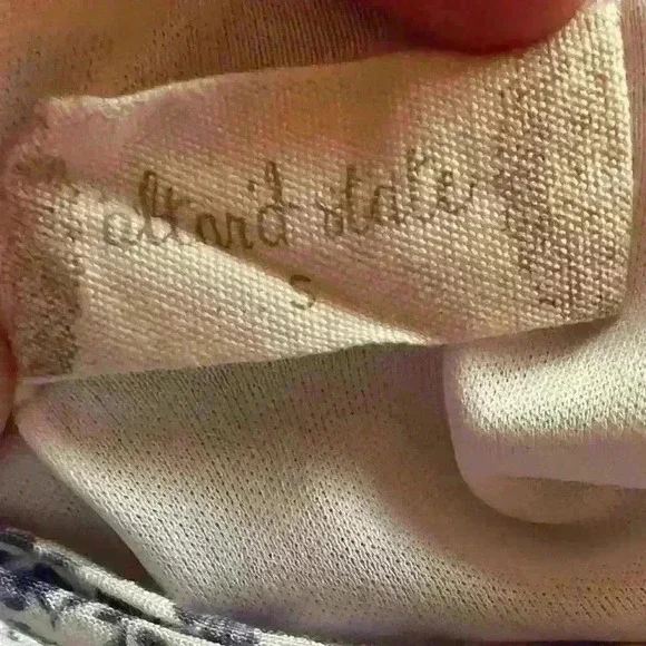 Altar’d State violet floral patterns on white Size small dress - Picture 5 of 6